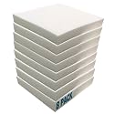 Foamma 8" x 28" x 28" High Density Upholstery Foam Padding for Cushions and Seat Repair, Thick-Custom Pillow, Chair, and Couch Cushion Replacement Foam, Craft Upholstery Supplies, 8 Pack