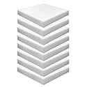 Foamma 8-Pack 2" x 18" x 18" High Density Upholstery Foam - Chair Cushion Square Foam for Dining Chairs, Wheelchair Seat Cushion Replacement