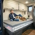 FoammaUSA 4" x 38" x 80" Semi Truck Firm Foam Mattress with Washable Water-Resistant Protective Cover, Comfortable and Durable, CertiPUR-US Certified, Made in USA