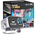 Projector 4K Ultra HD with Smart TV Android Features for Home Cinema Portable Mobile Wireless Bluetooth WiFi Compatibility