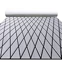FOCEAN Boat Flooring EVA Foam Boat Decking Marine Mat Non-Slip Self-Adhesive Flooring Sheet for Motorboat Jon Boats Bass Boat Kayak RV Floor, 94.5''x 47.2'', Grey with Black Lines