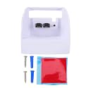Fockety Gigabit Docking Station, 4 Port Ethernet Hub with 1 WAN 3 LAN Ports 10 100 1000 Mbps, Wall Mountable Plug and Play for Mini Router Home RV Camping Small Business