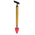 Fockety Toilet Plunger, 3D Projection and High Pressure Air Toilet Plunger Drain Unclogger Unclog Toilet Pipes (Red)