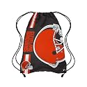 FOCO Cleveland Browns NFL Alternate Color Big Logo Drawstring Backpack - Brown