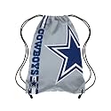 FOCO Dallas Cowboys NFL Alternate Color Big Logo Drawstring Backpack - Gray
