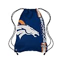 FOCO Denver Broncos NFL Big Logo Drawstring Backpack