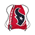 FOCO Houston Texans NFL Alternate Color Big Logo Drawstring Backpack - Reds