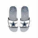 FOCO mens Nfl Primary Team Logo Gradient Gel Slide Sandals
