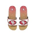 FOCO mens Nfl Primary Team Logo Gradient Gel Slide Sandals