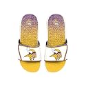 FOCO mens Nfl Primary Team Logo Gradient Gel Slide Sandals