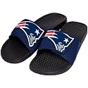 FOCO mens NFL Team Cropped Big Logo Shower Sport Slide Flip Flop Sandals
