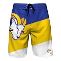 FOCO Mens NFL Team Logo Color Dive Swim Boardshorts