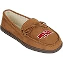 FOCO NCAA Mens NCAA College Team Logo Moccasin Slippers