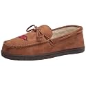 FOCO NCAA Mens NCAA College Team Logo Moccasin Slippers