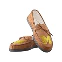 FOCO NCAA Mens NCAA College Team Logo Moccasin Slippers