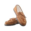 FOCO NCAA Mens NCAA College Team Logo Moccasin Slippers