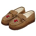 FOCO NCAA Mens NCAA College Team Logo Moccasin Slippers