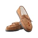 FOCO NCAA Mens NCAA College Team Logo Moccasin Slippers