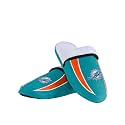 FOCO Miami Dolphins NFL Mens Sherpa Slide Slippers - M
