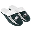 FOCO Philadelphia Eagles NFL Mens Sherpa Slide Slippers - L