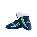 FOCO Seattle Seahawks NFL Mens Sherpa Slide Slippers - L