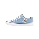 FOCO NFL Womens NFL Denim Team Logo Ladies Fashion Low Top Canvas Sneakers Shoes