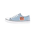 FOCO NFL Womens NFL Denim Team Logo Ladies Fashion Low Top Canvas Sneakers Shoes