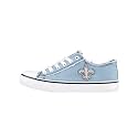 FOCO NFL Womens NFL Denim Team Logo Ladies Fashion Low Top Canvas Sneakers Shoes