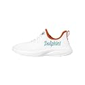FOCO NFL Womens NFL Team Logo White Athletic Shoes Sneakers