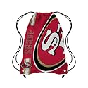 FOCO San Francisco 49ers NFL Big Logo Drawstring Backpack