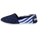 FOCO Women's NFL Team Logo Ladies Fashion Slip On Canvas Shoes
