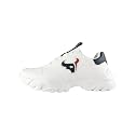 FOCO Womens NFL Team Glitter Big Logo Vintage White Chunky Sneakers