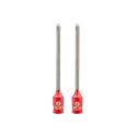 FOCSTOL Diamond Mortar Raking Bit - 2pcs Mortar Router Bit with Carbide Tipped for Mortar Removal and Tuck Pointing Masonry Stone Brick Removal 5/16''x4-3/4''(8x121mm)