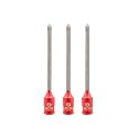 FOCSTOL Diamond Mortar Raking Bit - 3pcs Mortar Router Bit with Carbide Tipped for Mortar Removal and Tuck Pointing Masonry Stone Brick Removal 5/16''x4-3/4''(8x121mm)