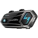 Fodsports M1-S Air Motorcycle Bluetooth Headset with Music Sharing, 4-Way Motobike Intercom, 1000 m Group Helmet Communication System, Quick Pairing/FM Radio/Handsfree/Stereo Music(1 Pack)