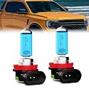 Fog Light Bulbs Compatible With Ford Ranger 2021-2022, H11 Fog Lights Halogen Light Bulb, Super Bright 6000K White, Plug and Play, Pack of 2