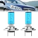 Fog Light Bulbs Compatible With Hyundai Elantra 2018, H7 Fog Lights Halogen Light Bulb, Super Bright 6000K White, Plug and Play, Pack of 2