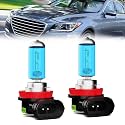 Fog Light Bulbs Compatible With Hyundai Genesis Coupe 2013-2016, H11 Fog Lights Halogen Light Bulb, Super Bright 6000K White, Plug and Play, Pack of 2