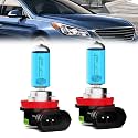 Fog Light Bulbs Compatible With Hyundai Sonata 2015, H11 Fog Lights Halogen Light Bulb, Super Bright 6000K White, Plug and Play, Pack of 2