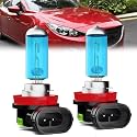 Fog Light Bulbs Compatible With Mazda 3 2004-2006&2010-2018, H11 Fog Lights Halogen Light Bulb, Super Bright 6000K White, Plug and Play, Pack of 2