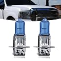 Fog lights Fit For Ford F350 1994-1998 Halogen Headlight Bulbs,h3 Fog Lights Bright Lights Combo,Plug &amp; Play,Pack of 2 (Ford F350 1994-1998 Halogen Fog Lights)