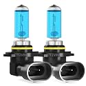 Fog Lights Fit For Toyota Highlander 2004-2007, Super Bright 5500K White Light High Performance 9006 Halogen Fog Light Bulbs, 2PCS
