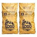 FOGO Premium Hardwood Lump Charcoal, Natural, Large Sized Lump Charcoal for Grilling and Smoking, Restaurant Quality, 35 Pound Bag, 2-Pack