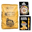 FOGO Premium Hardwood Natural Large Sized Lump Charcoal 17.6 Pound Bag, Fogostarters Natural Fire Starters and Blazaball Bundle