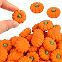 FOIMAS 30pcs 3D Pumpkin Erasers,Mini Pumpkin Rubber Eraser Stationery for Kids Students Halloween Fall Thanksgiving Party Favor Teacher Rewards Classroom