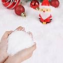 FOIMAS Artificial Snow,Christmas Fake Snow Powder Glitter Dry Snowflake for Christmas Village Craft Winter Decoration Supply,10.7oz