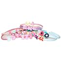 FOK Set Of 5 Multi Color Fancy Design Plastic Hair Bands For Babies &amp; Kids (8 mm)