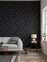FOKRIM 300 cm black gold line 45x300cm