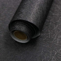 FOKRIM 300 cm Black Silk Wallpaper 45x300cm