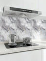 FOKRIM 300 cm Decorative White marble Wallpaper